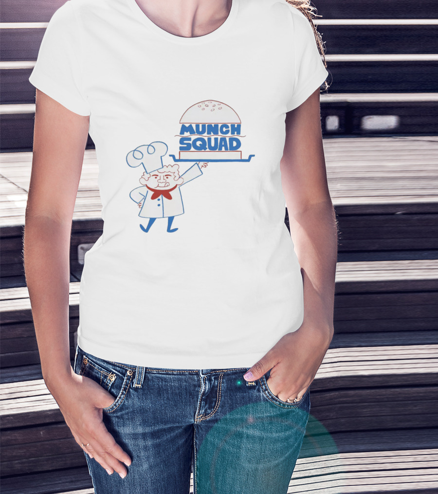 Munch Squad Chef Burger My Brother My Brother And Me Merch T-Shirt