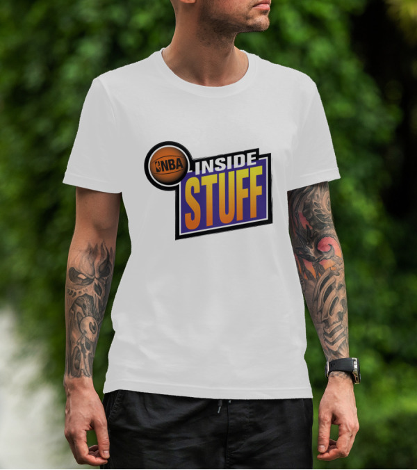 Ahmad Rashad NBA Inside Stuff Official Logo T-Shirt