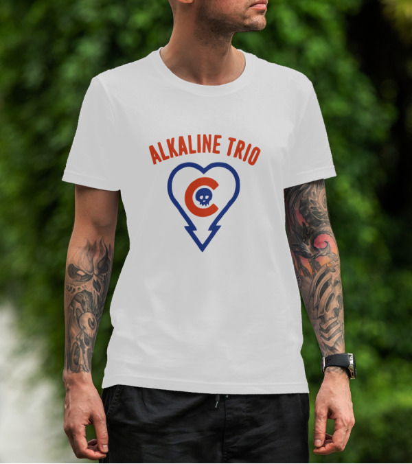 Alkaline Trio Heart Logo Skull T-Shirt