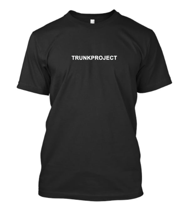 TRUNK PROJECT Minimalist Branding Black T-Shirt