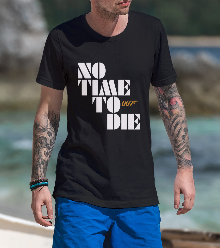 No Time To Die 007 Bond T-Shirt