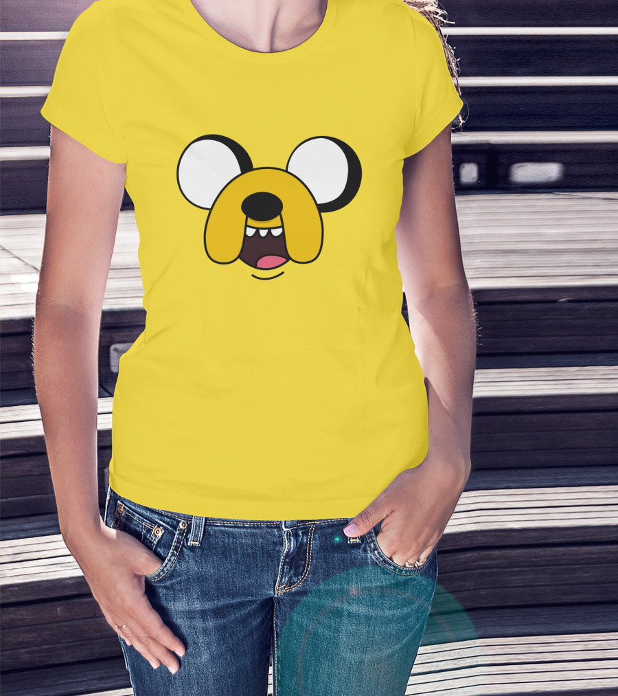 Adventure Time Jake The Dog Face T-Shirt