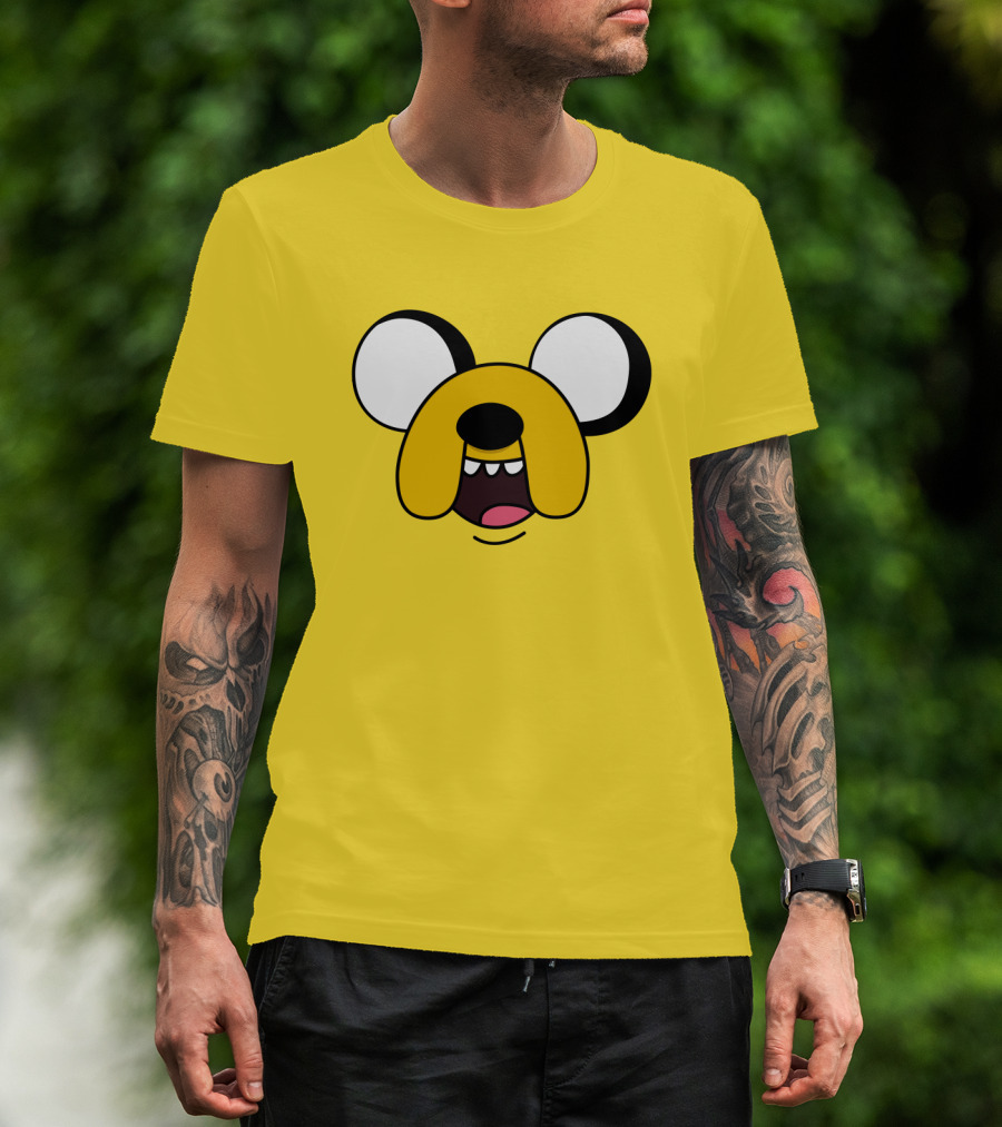 Adventure Time Jake The Dog Face T-Shirt