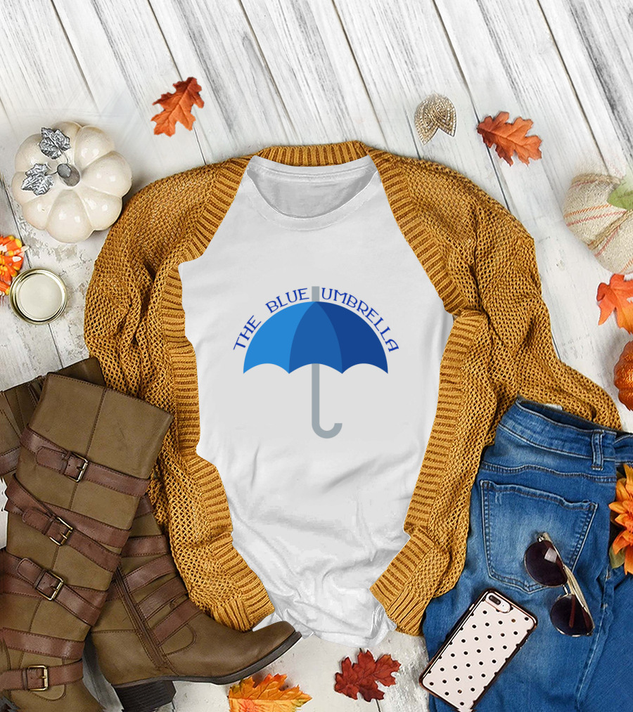 The Blue Umbrella Meaning Pixar Short Film Concept T-Shirt