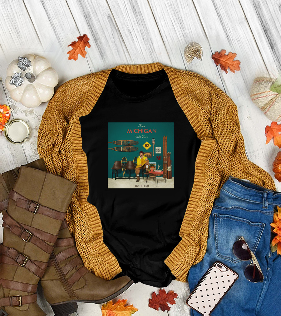 From Michigan With Love Quinn XCII 92 MI Northern Nights Live T-Shirt