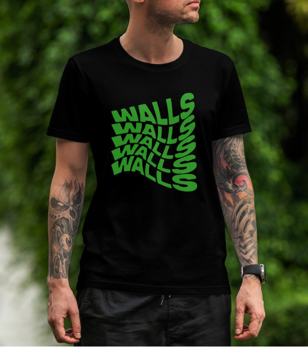 Louis Tomlinson Walls Text Green T-Shirt
