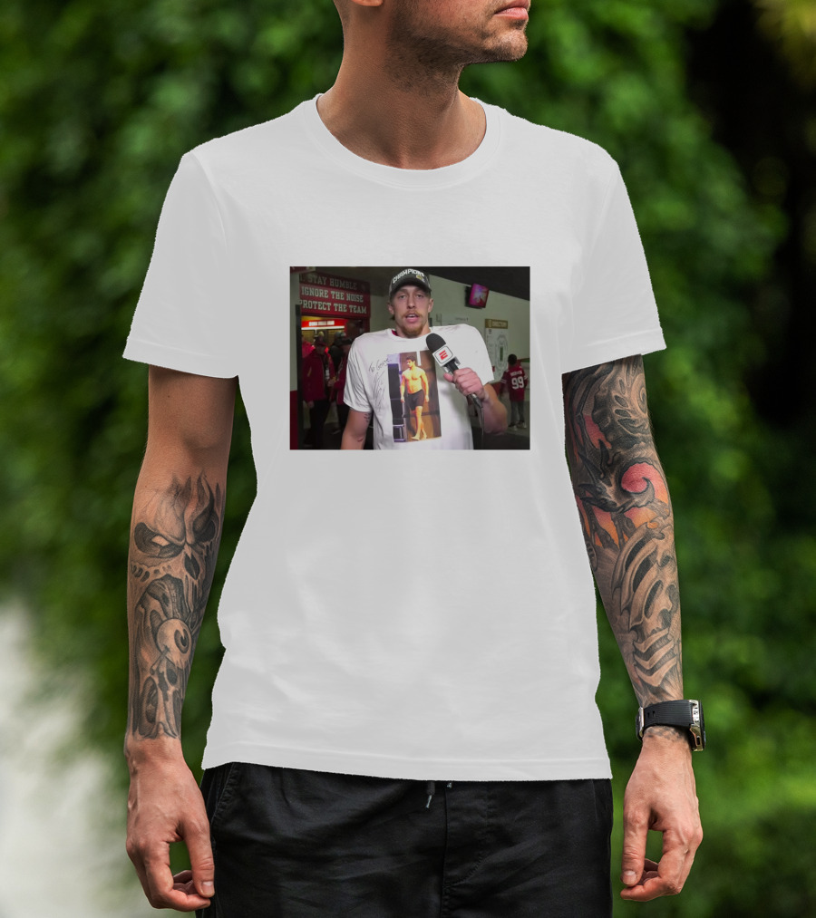 Stay Humble Ignore The Noise Protect The Team George Kittle Champions ESPN T-Shirt