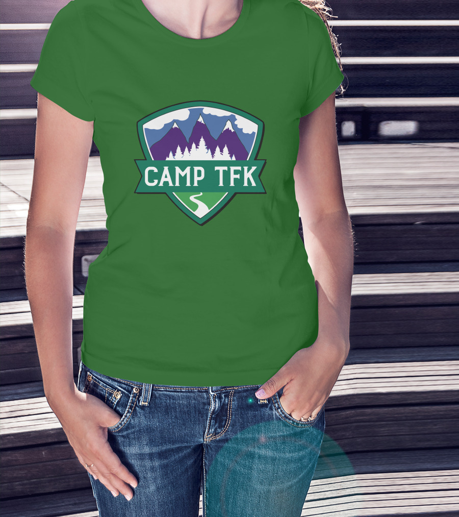 Camp TFK Mountain Adventure Badge T-Shirt