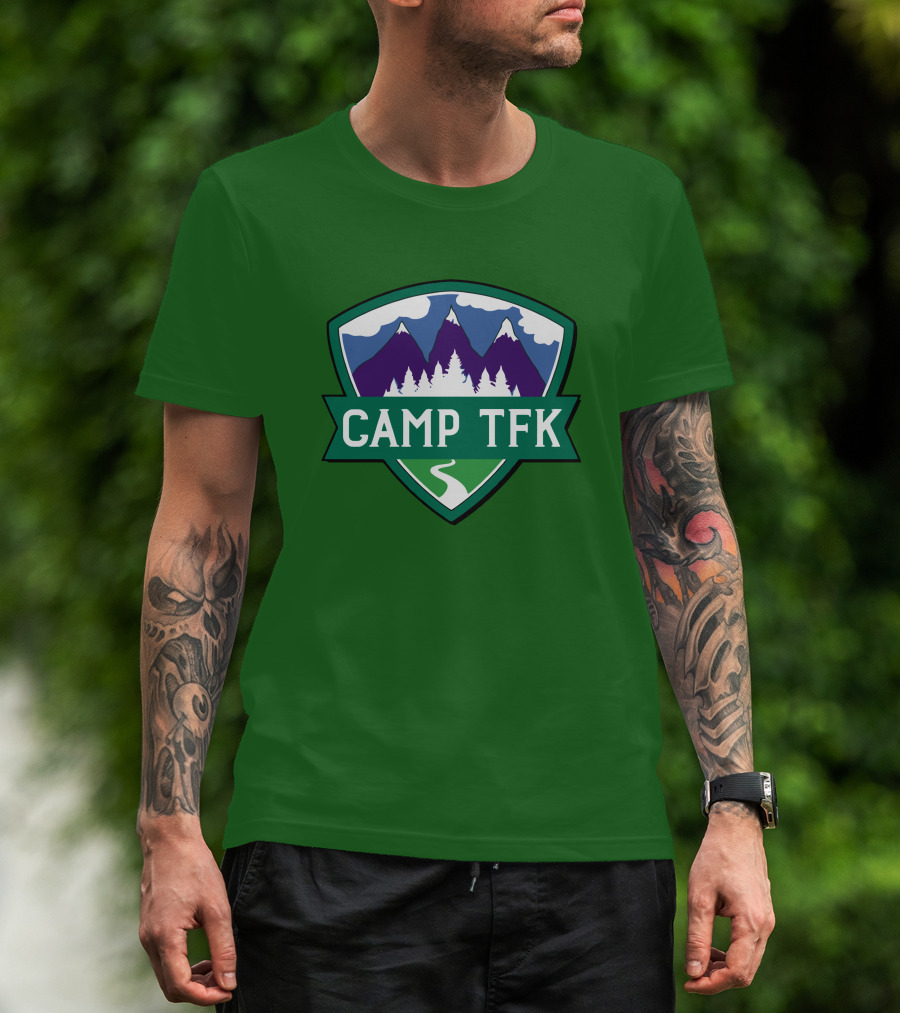 Camp TFK Mountain Adventure Badge T-Shirt