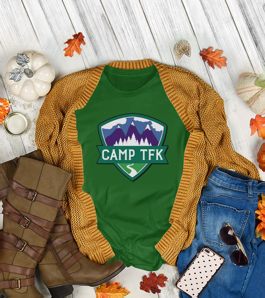 Camp TFK Mountain Adventure Badge T-Shirt