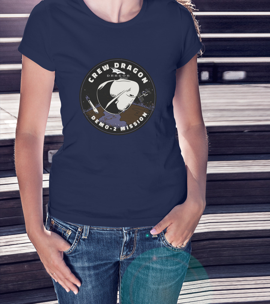 Crew Dragon Demo-2 Mission SpaceX T-Shirt