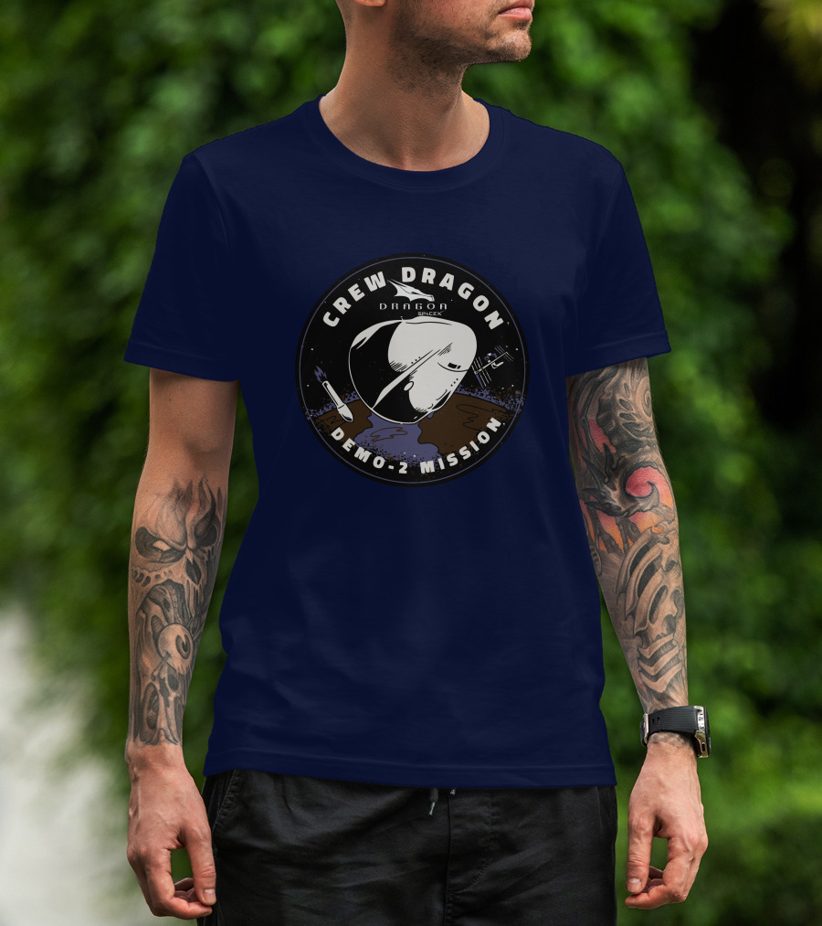 Crew Dragon Demo-2 Mission SpaceX T-Shirt