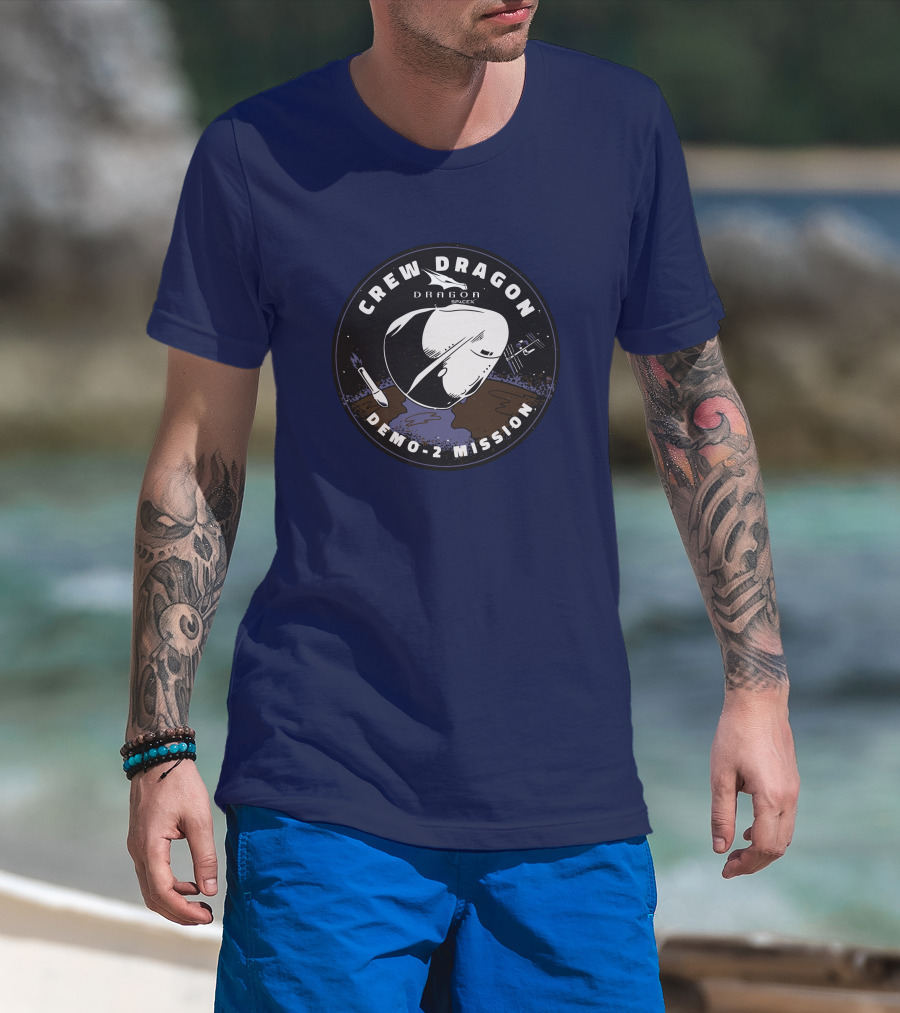 Crew Dragon Demo-2 Mission SpaceX T-Shirt