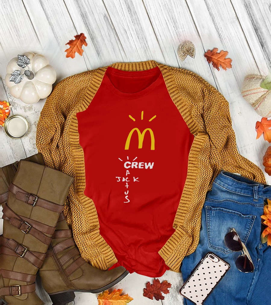 McDonalds Cactus Jack Crew Travis Scott Collaboration Toy T-Shirt