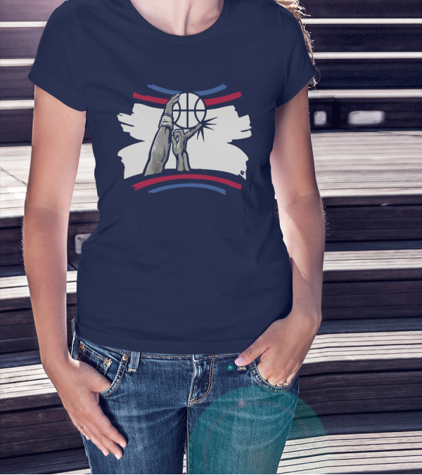 The Finger Block Basketball Iconic Defense Move T-Shirt