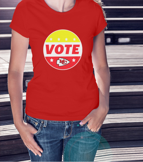 Vote Chiefs KC Red Stars Circle T-Shirt