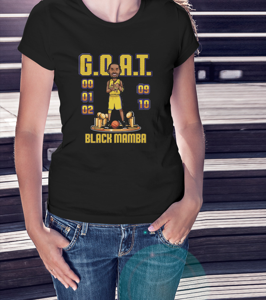 G.O.A.T. Black Mamba 00 01 02 09 10 T-Shirt