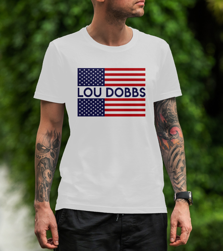 LOU DOBBS American Flag T-Shirt