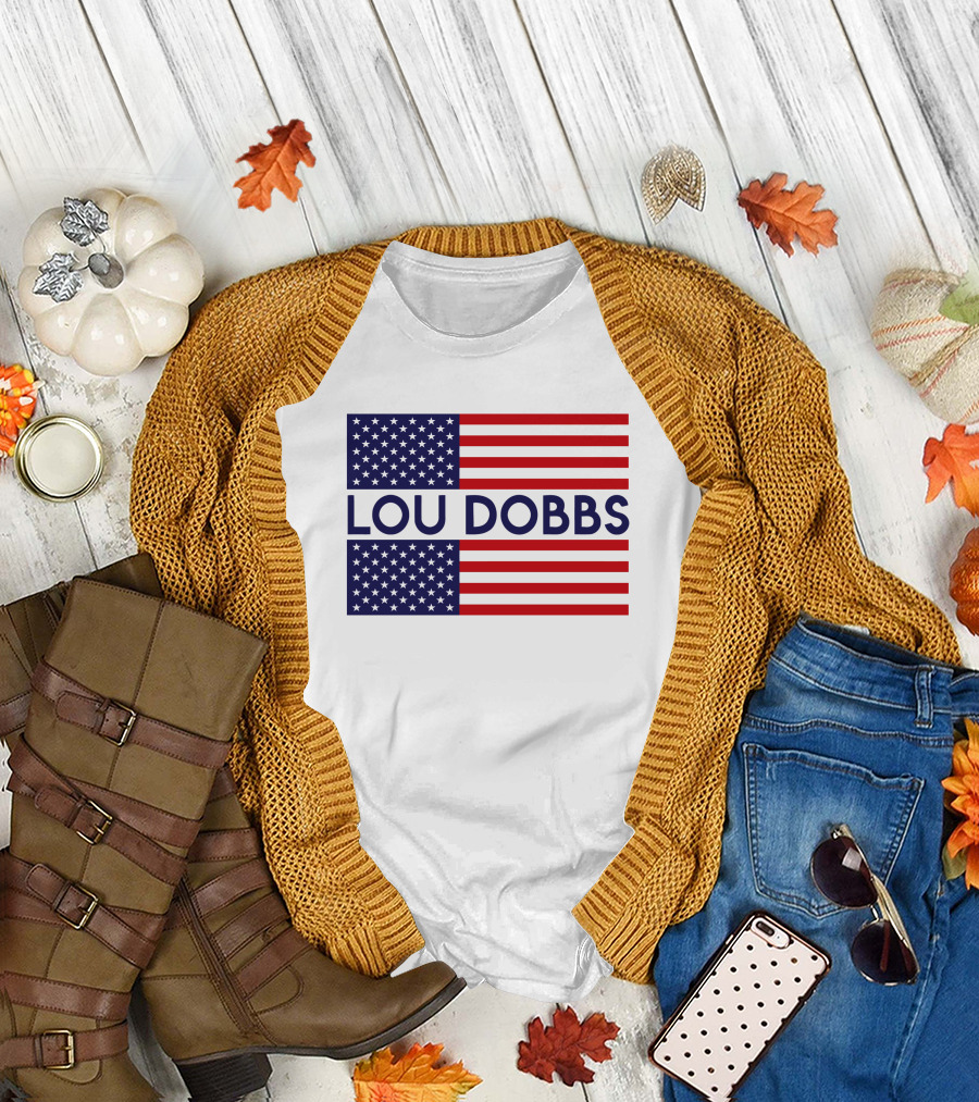 LOU DOBBS American Flag T-Shirt