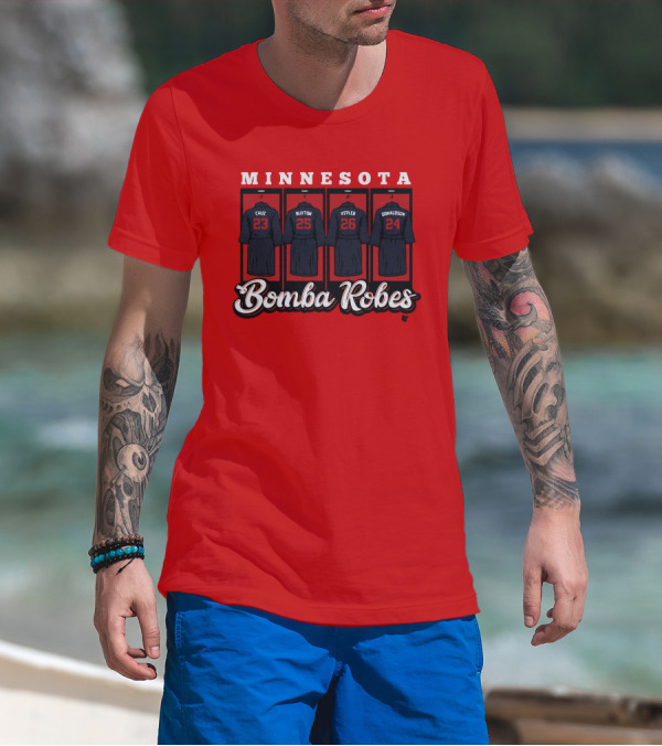 Minnesota Bomba Robes Cruz Buxton Kepler Donaldson Baseball T-Shirt