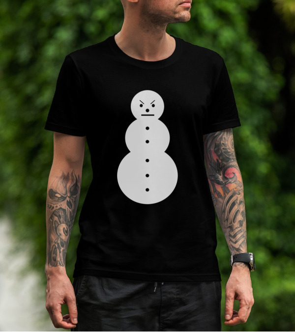 Young Jeezy Snowman Angry Simple T-Shirt