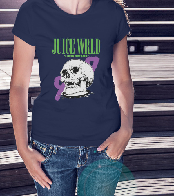 JUICE WRLD LUCID DREAMS 999 Skull T-Shirt