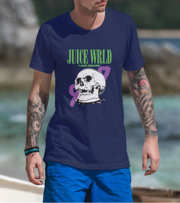 JUICE WRLD LUCID DREAMS 999 Skull T-Shirt