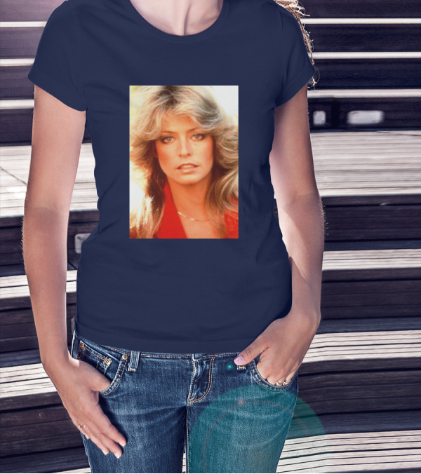 Farrah Fawcett Iconic Red 1970s T-Shirt