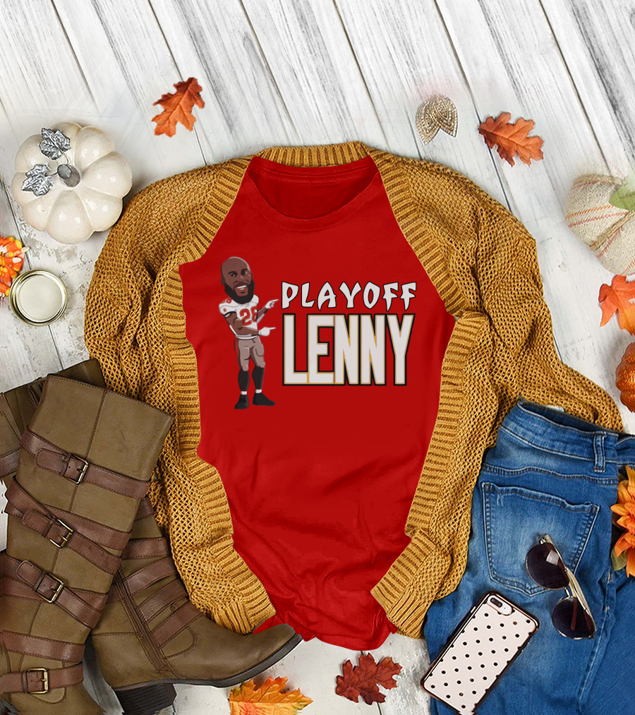 Playoff Lenny NFL Football Cartoon Player 27 T-Shirt