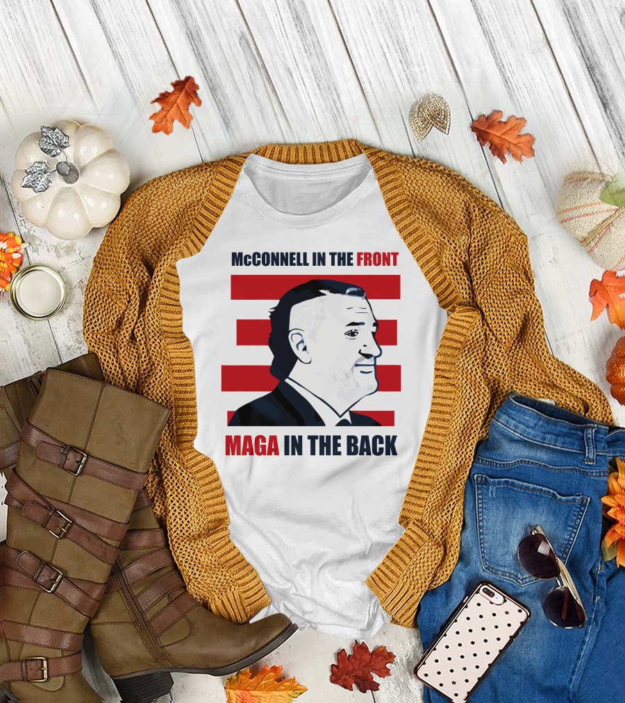 McConnell in the Front MAGA in the Back Ted Cruz Spring Break T-Shirt