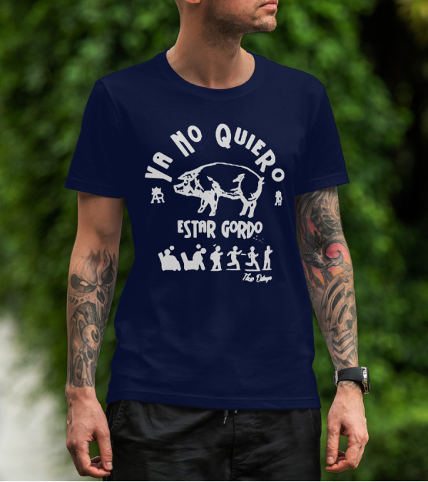 Ya No Quiero Estar Gordo Pig And People Dance T-Shirt