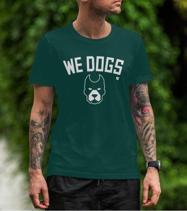 We Dogs Bull Dog Face T-Shirt