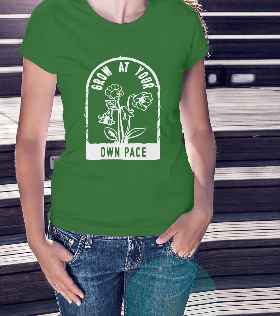 Grow At Your Own Pace Botanical Archway T-Shirt