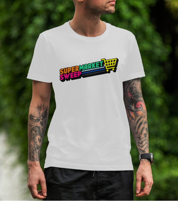 Supermarket Sweep Retro Shopping Cart T-Shirt