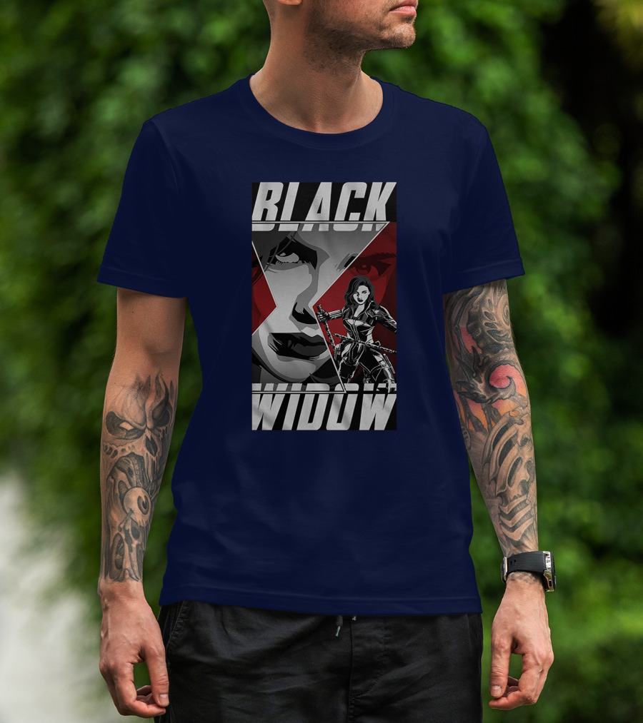 Black Widow Marvel Cinematic Heroine Dynamic T-Shirt