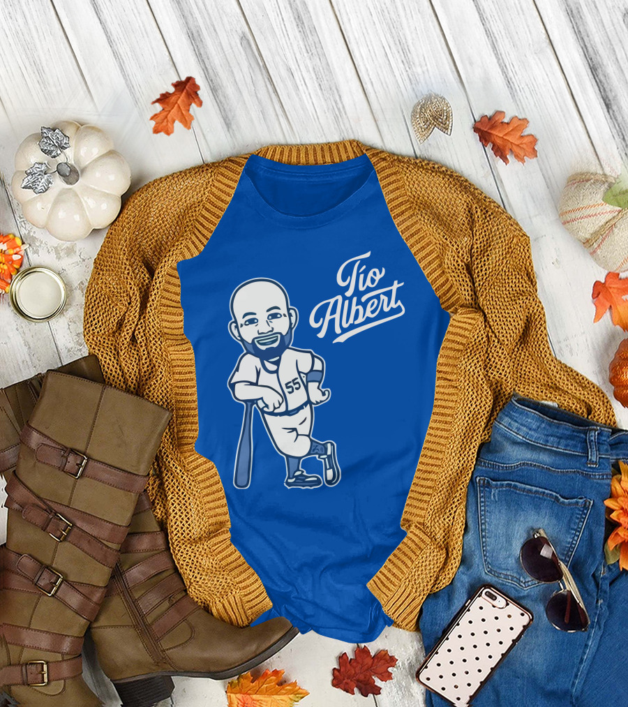 Tio Albert 55 Albert Pujols Los Angeles Dodgers T-Shirt