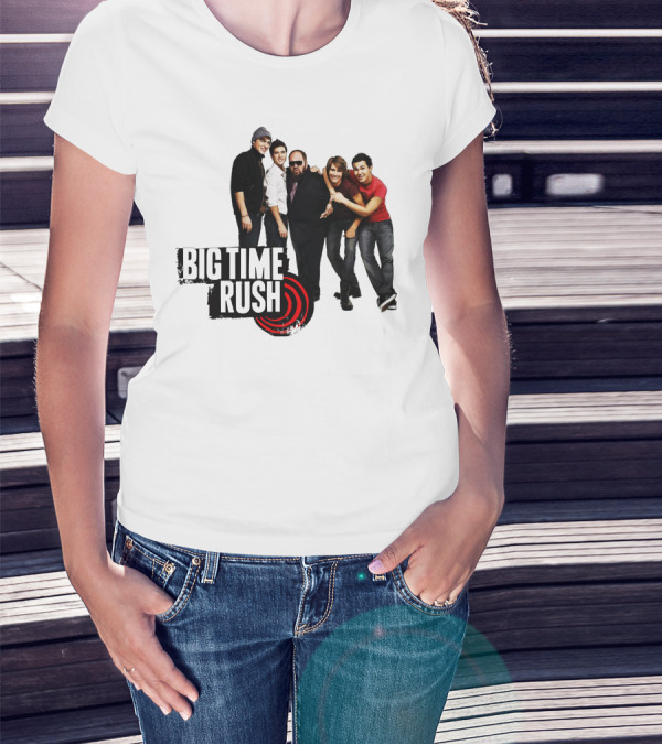 Big Time Rush Band Group Photo Merch T-Shirt