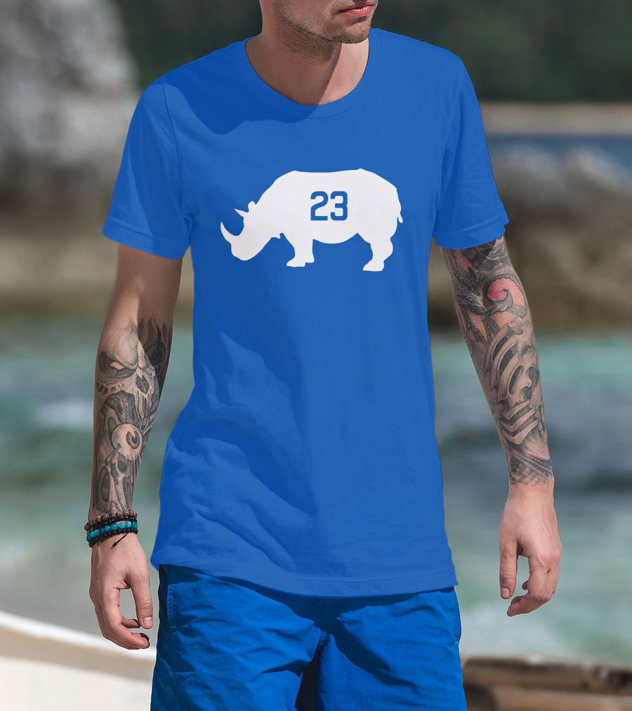 The Ryno 23 Obvious White Rhino T-Shirt