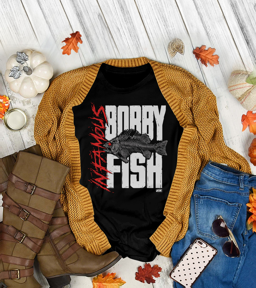 Bobby Fish Infamous AEW Red Star T-Shirt