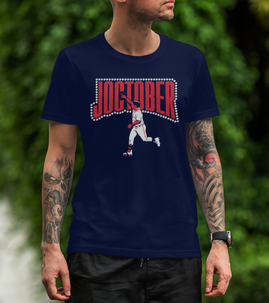 Joctober Baseball Icon Joc Pederson T-Shirt