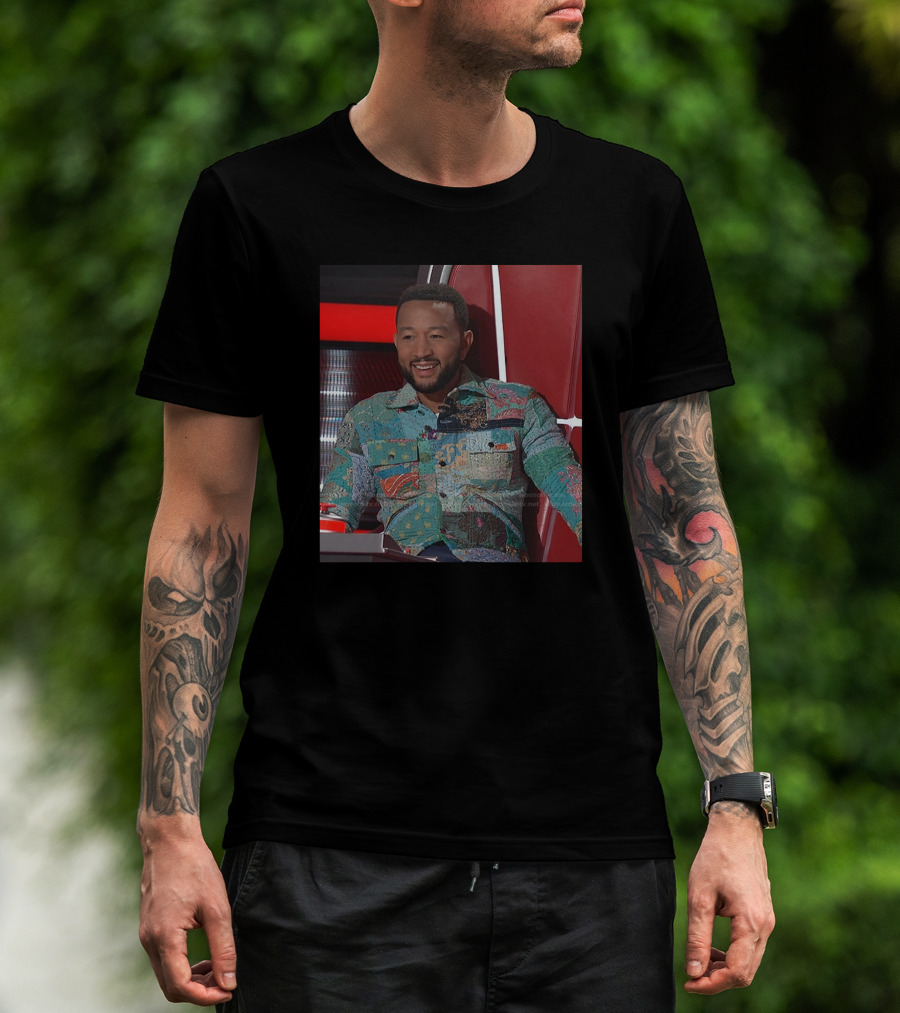 John Legend Patchwork Style On The Voice T-Shirt