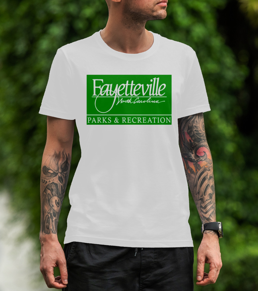 Young J Cole Fayetteville Parks And Recreation North Carolina T-Shirt