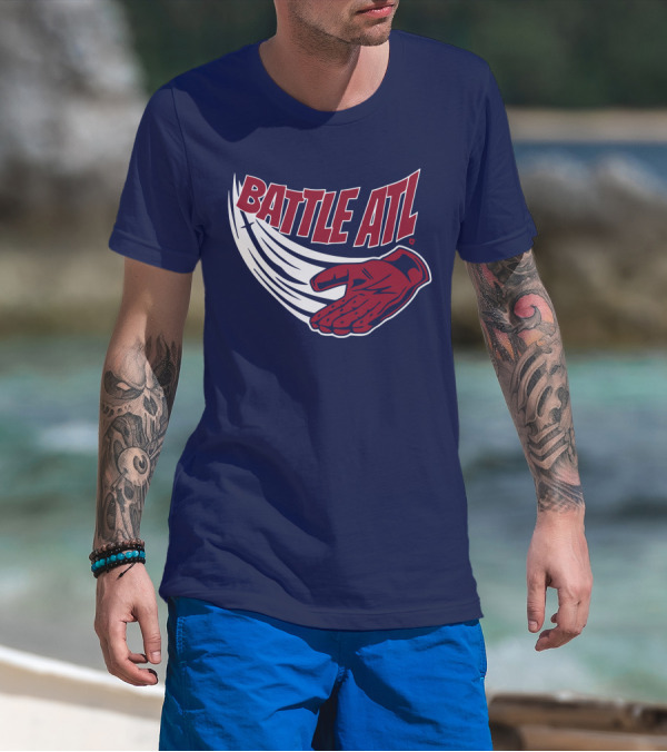 Battle ATL Atlanta Braves Hand Gesture T-Shirt