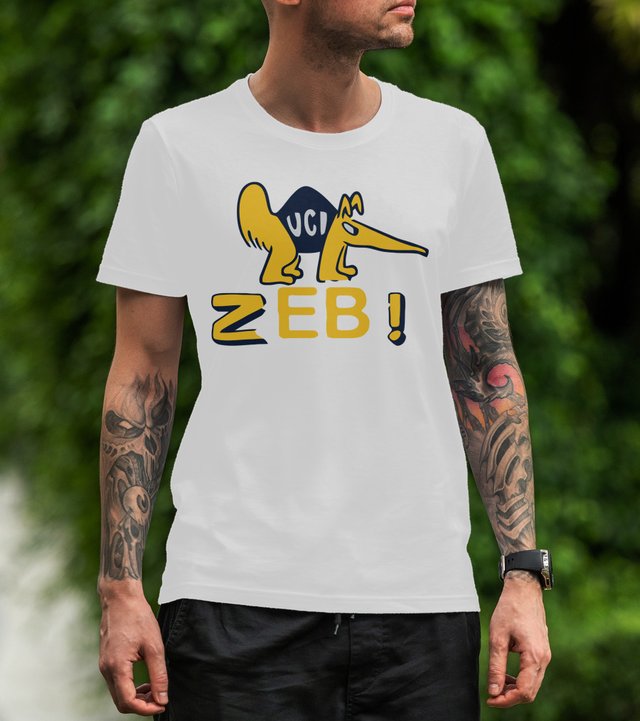 UCI Zeb Baseball Anteater T-Shirt