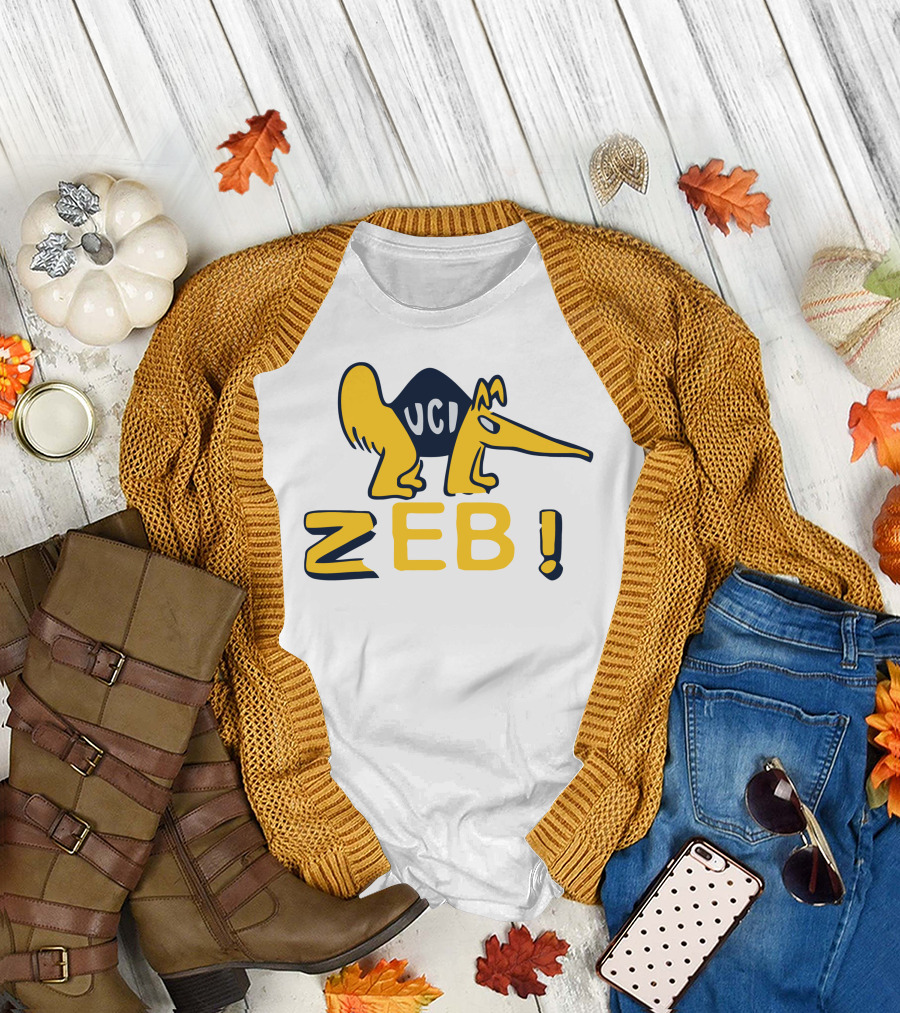 UCI Zeb Baseball Anteater T-Shirt