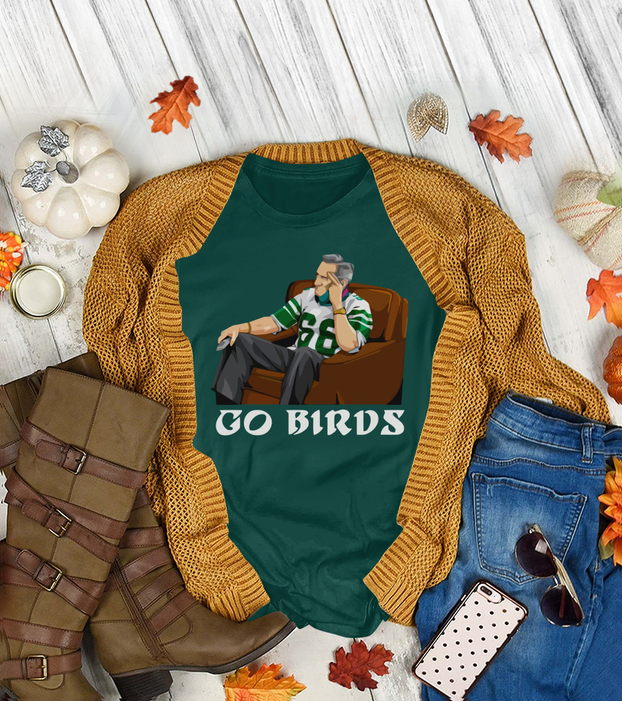 Go Birds Philadelphia Eagles Football 66 Jersey Fan T-Shirt