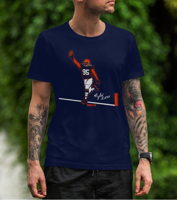 Myles Garrett Flash For Six NFLPA Browns #95 T-Shirt