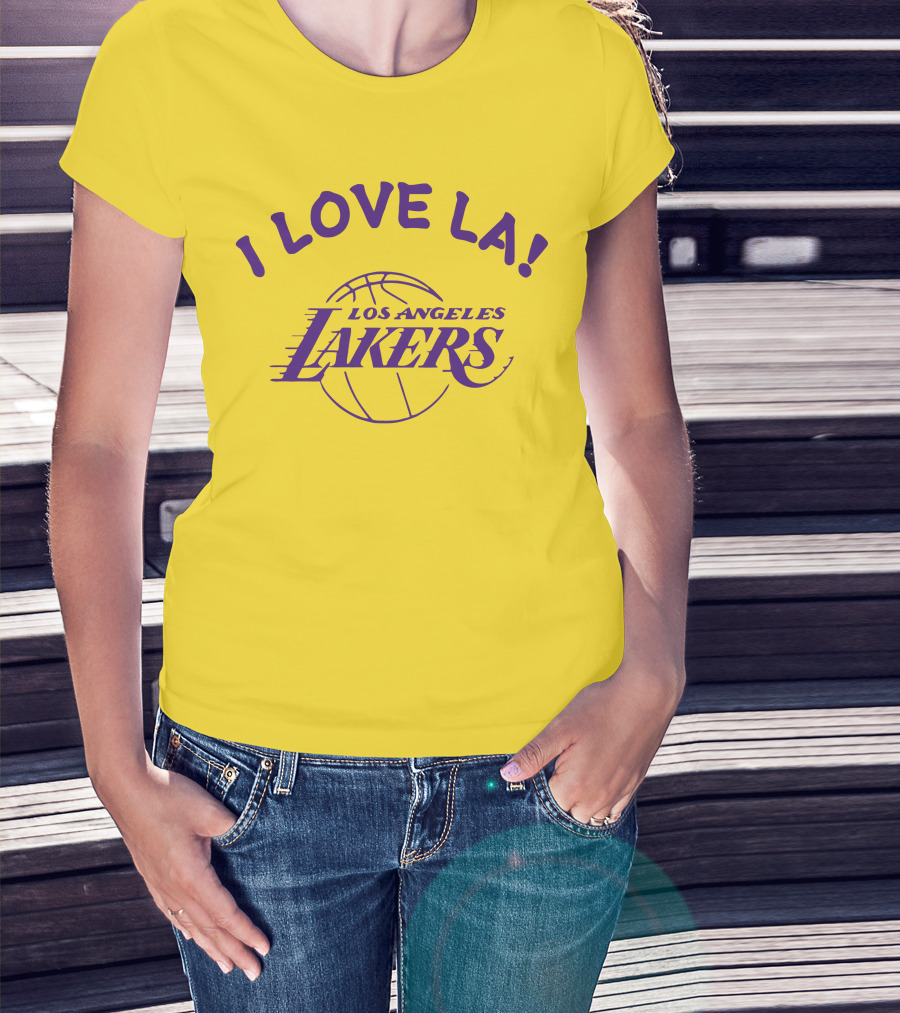 I Love LA Los Angeles Lakers Basketball T-Shirt