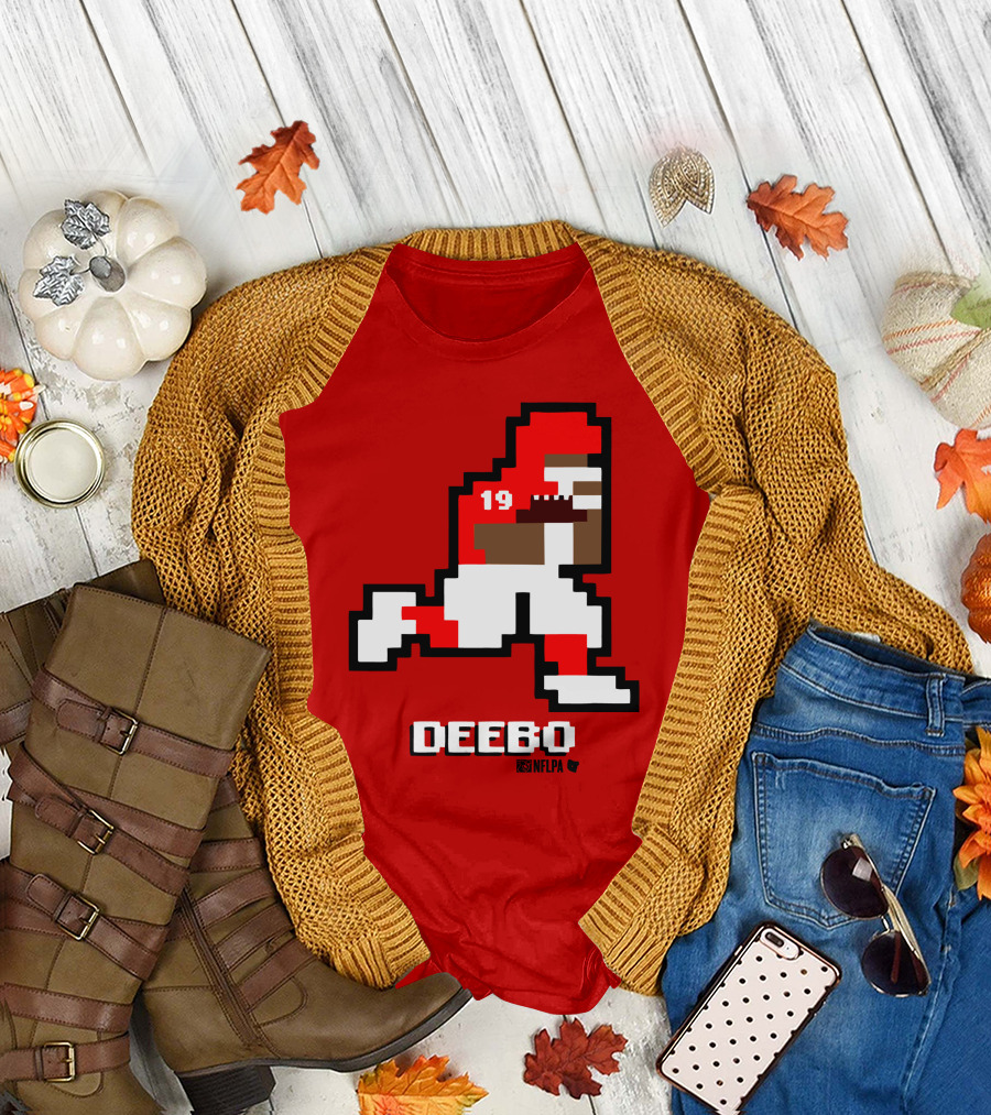 Deebo Samuel 8-Bit Retro NFLPA Number 19 Football T-Shirt