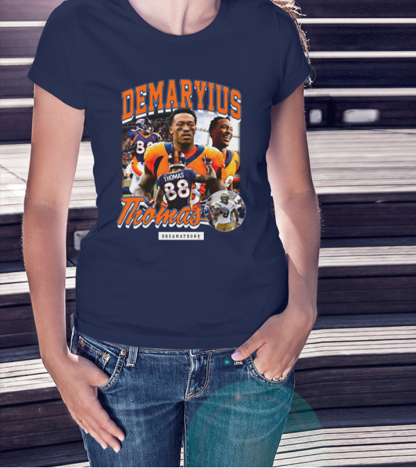 Von Miller Demaryius Thomas Dreamathon Denver Broncos Tribute 88 T-Shirt
